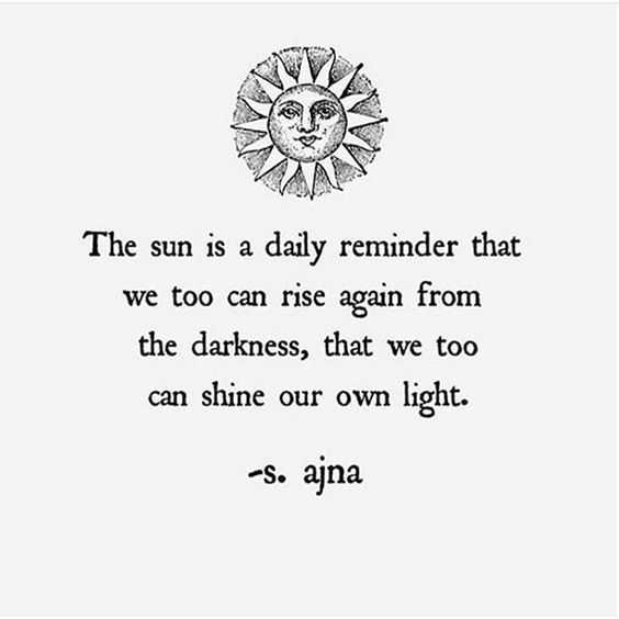 quote sun daily reminder