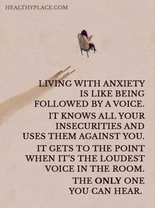 anxiety living