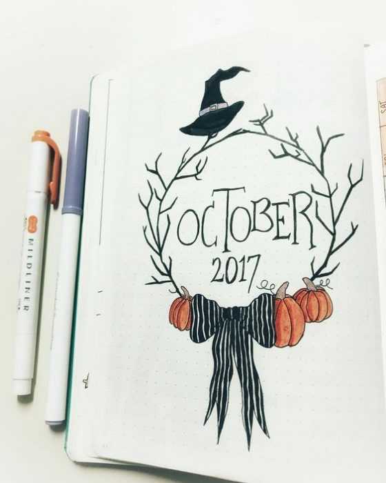 october bujo