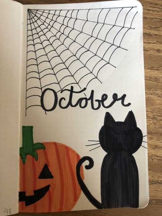 bullet journal october