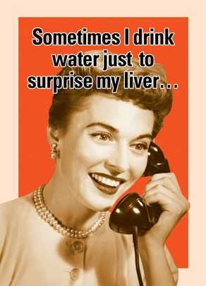 Funny Drink My Liver Surprise