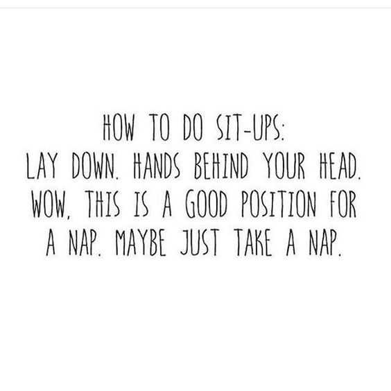 Funny Lay Down Situp