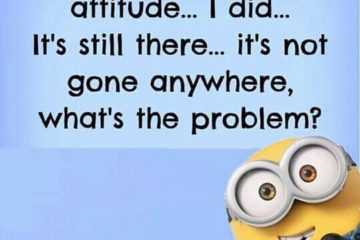 Minion Attitude Gone