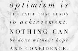 Quote Optimism Faith