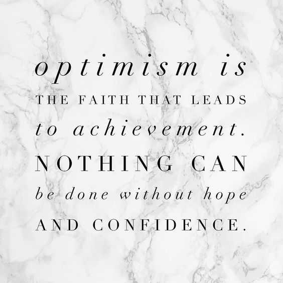 quote optimism faith