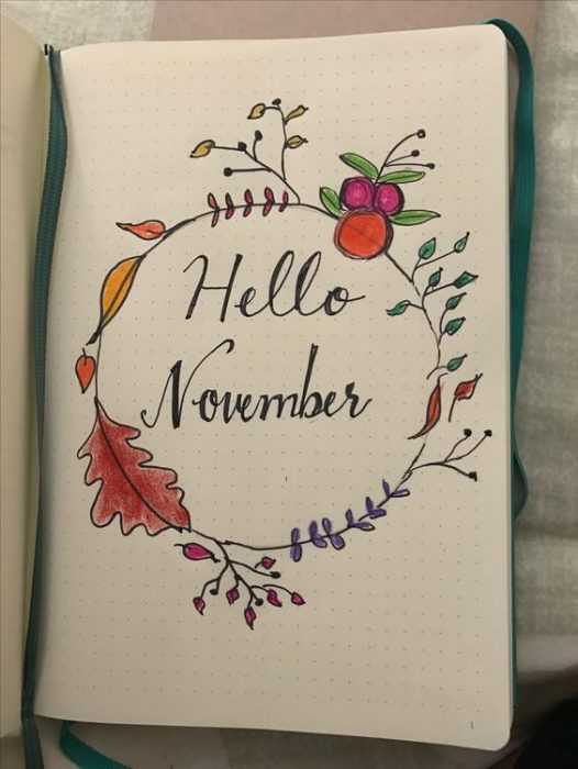 35 Beautiful And Enchanting November Bujo Ideas For Your Bullet Journal