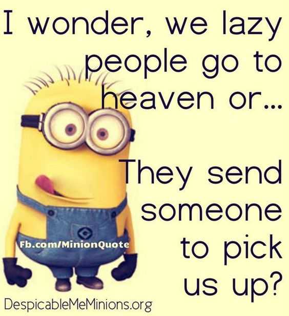 miniion lazy heaven