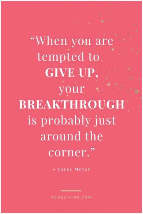 quote breakthrough around corner