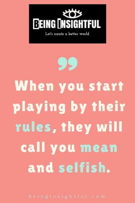 Quotes about playing by the rules