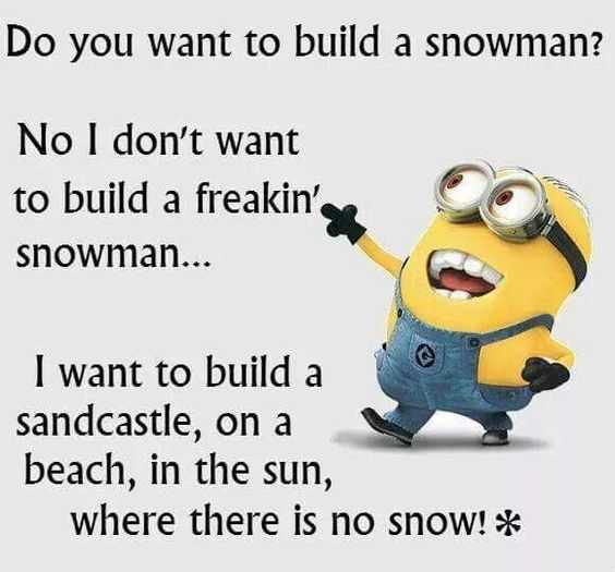 funny build a snowman