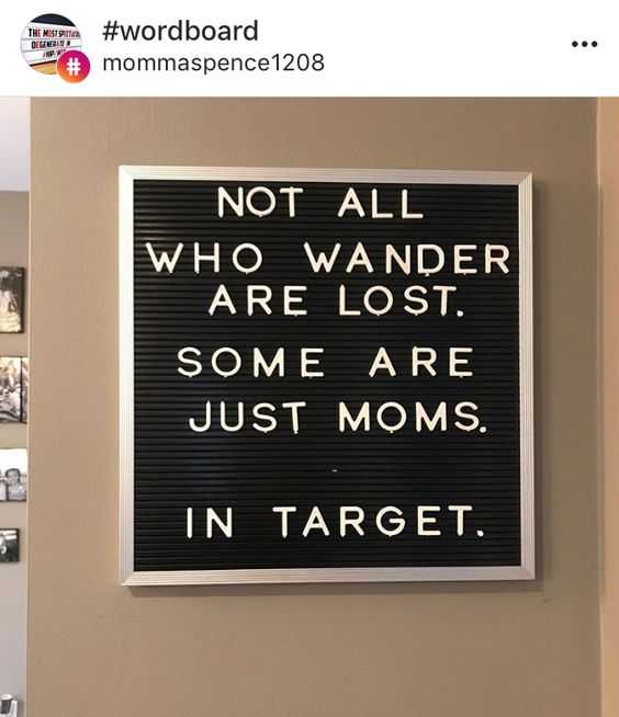 Letter Board Target Quotes  for moms