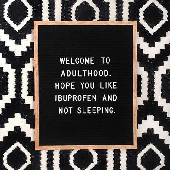 Funny letter board messages  adulthood