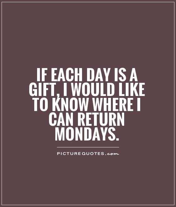 Funny Return Mondays
