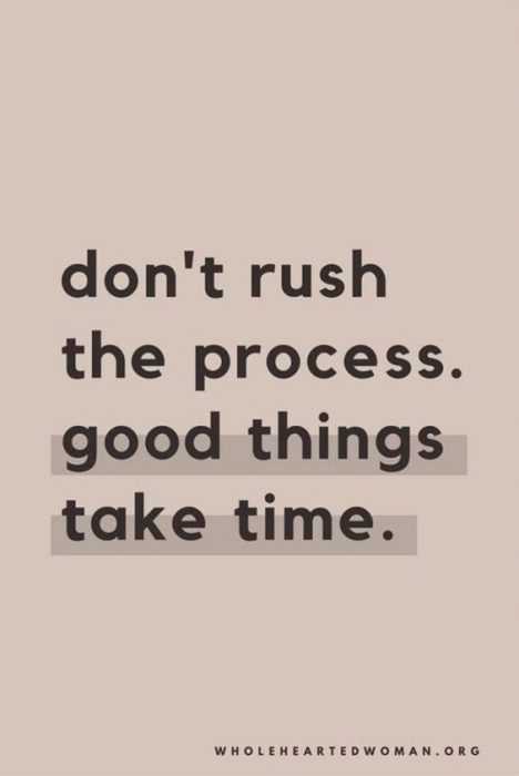 quote dont rush