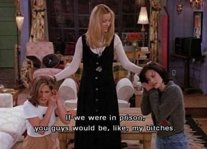 funny quotes from tv shows - phoebe rachel and monica