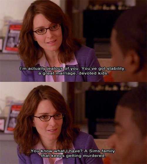 funny quotes from tv shows - sims family