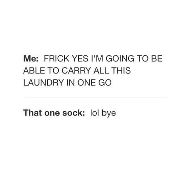 funny that one sock