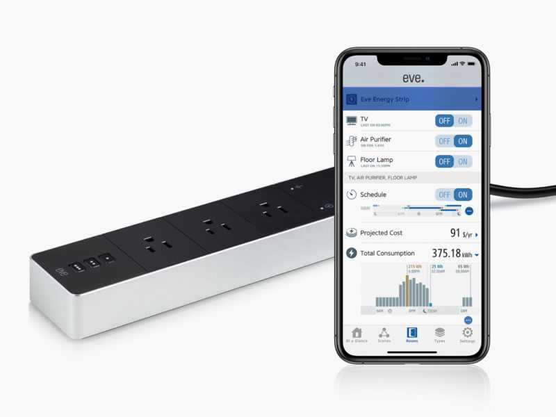 eve energy strip app