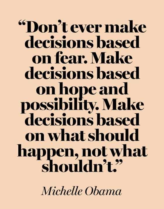 Quote Dont Make Decisions