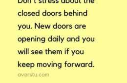 Inspiration Closed Doors