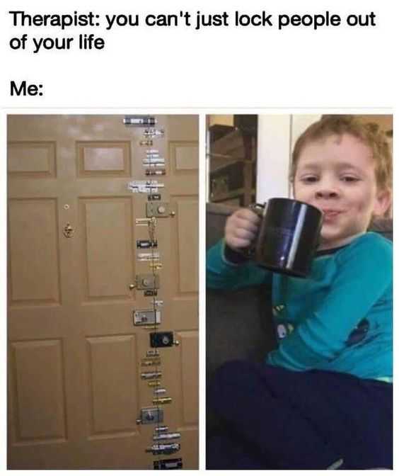 Meme Lock People Out