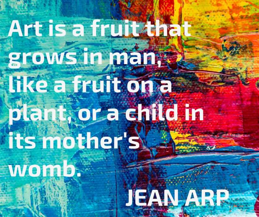 Quote Art Is Afruit