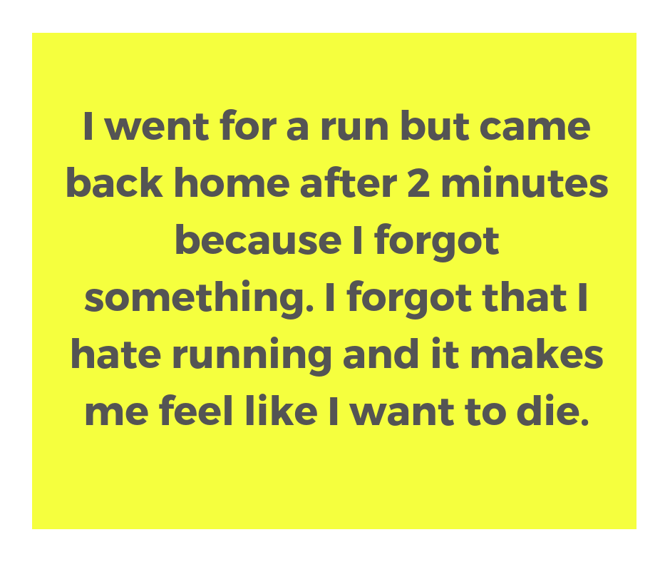 Quote Forgot Running