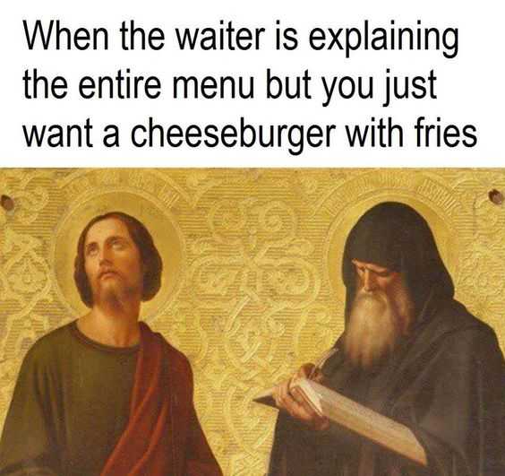 art cheeseburger