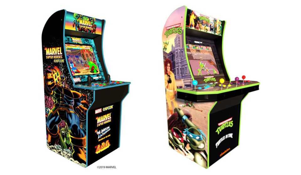 marvel and tmnt home arcade cabinets