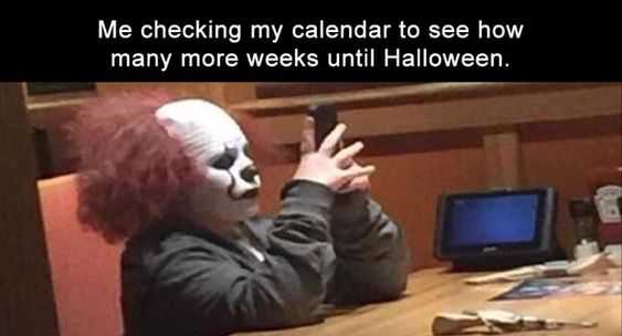 fall checking calendar