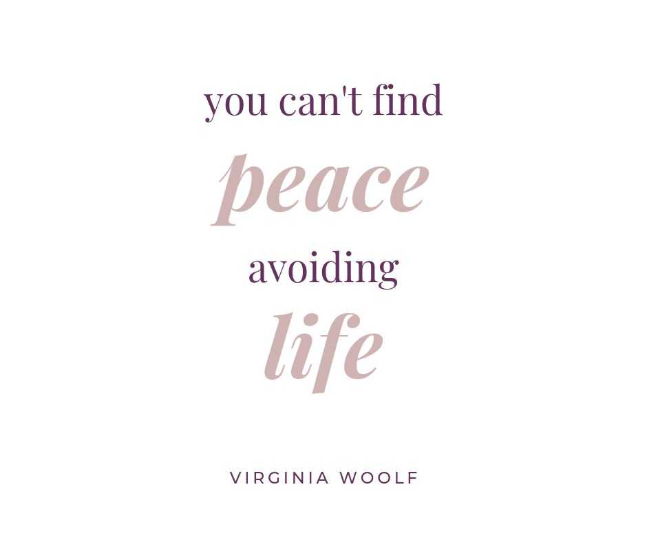quote find peace