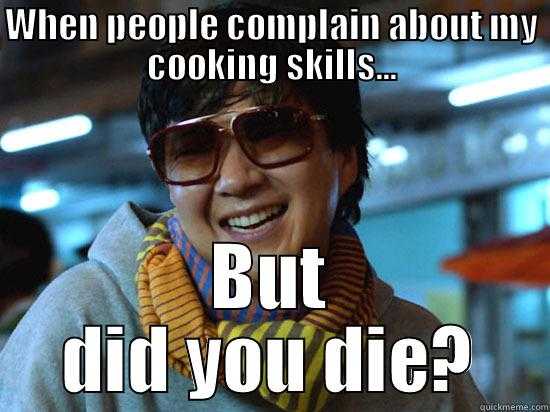 funny cooking complain