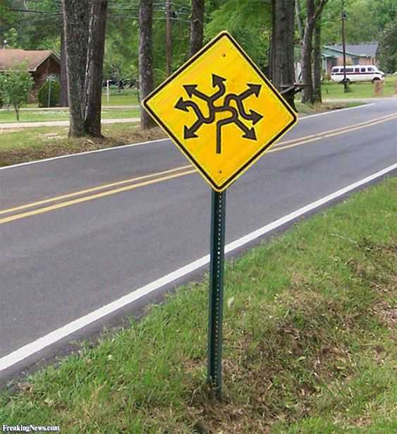 funny squiggle sign