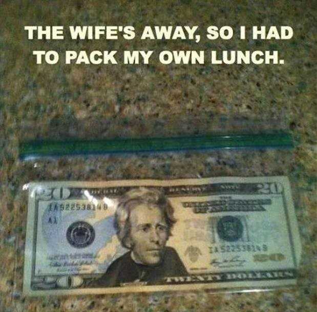 funny wife away