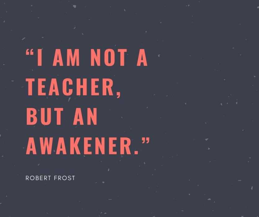 quote i am not teacher