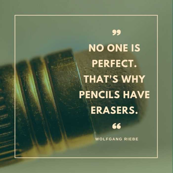 quote no one perfect