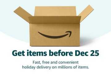 Amazon Box Ready For Shipping Before Christmas