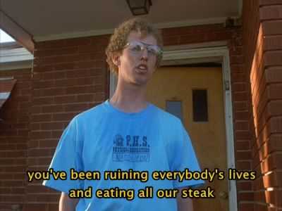 funny napoleon steak