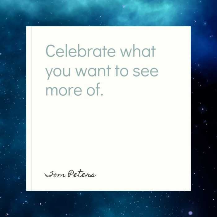 quote celebrate more