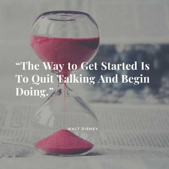 quote get started disney