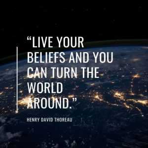 quote live your beliefs
