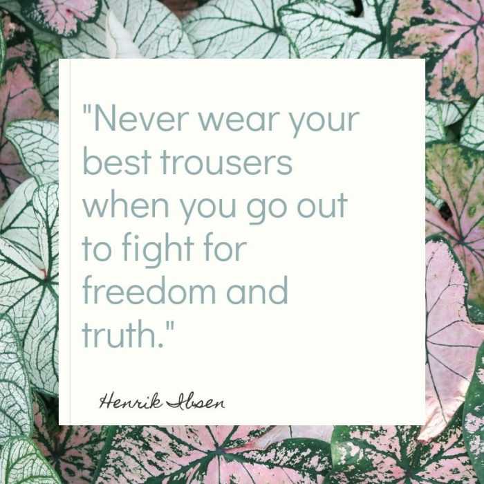 quote never wear