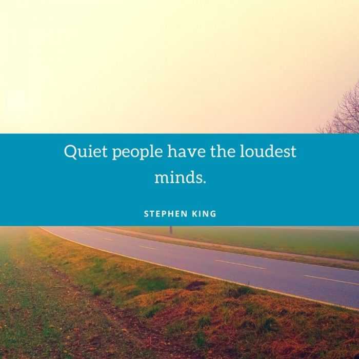 quote quiet people