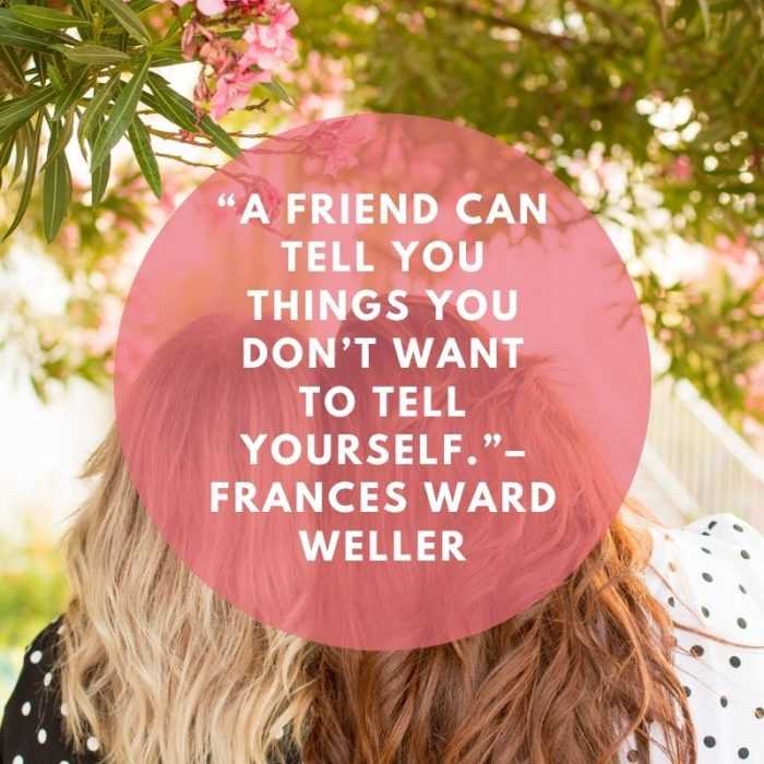 quote friend can tell