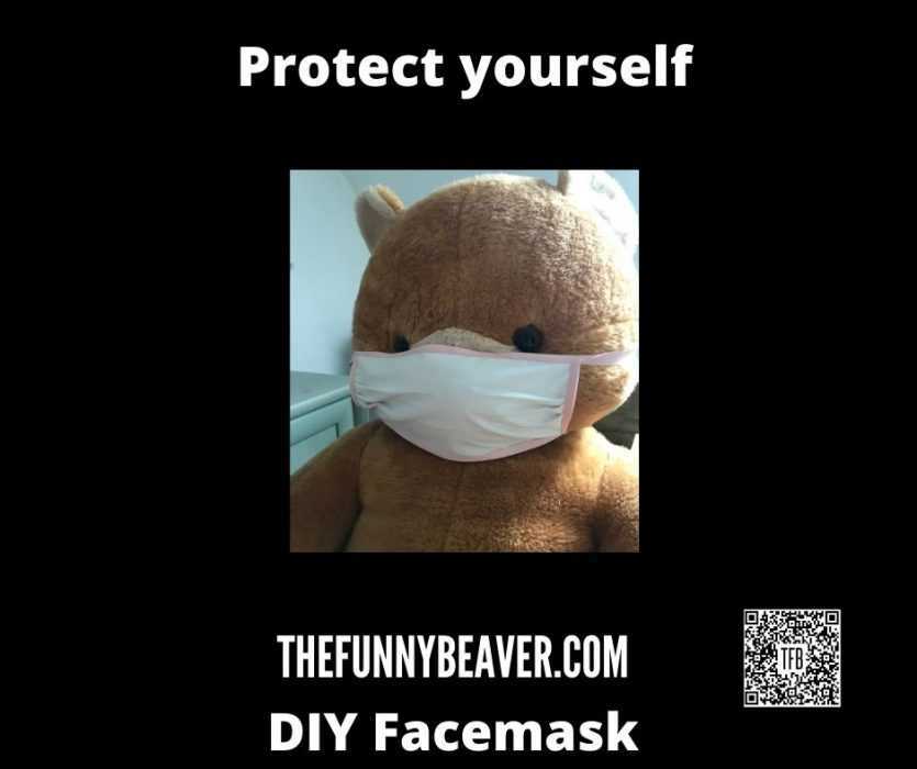 DIY Home made face mask instructions - step 12