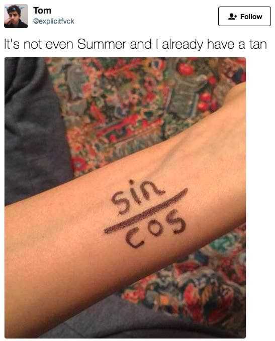 funnny not summer tan
