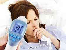 Sick Patient Having Their Temperature Measured