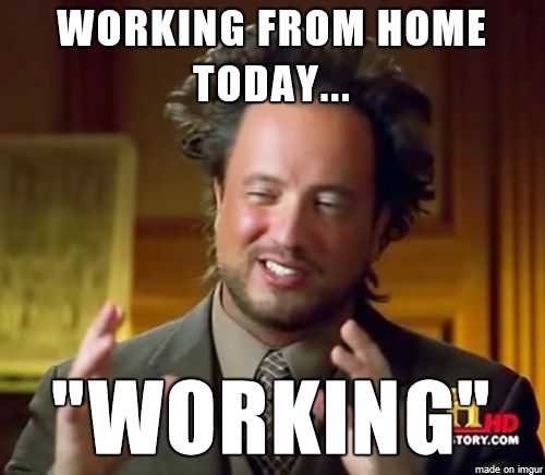 Work From Home Joke Work From Home Moms Working From Home
