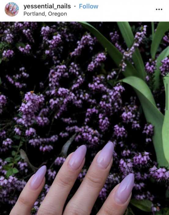 creative diy nail ideas - lavender nails