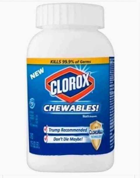 Lysol Memes Bleach Memes and Disinfectant Memes  meme of clorox brand chewable vitamins